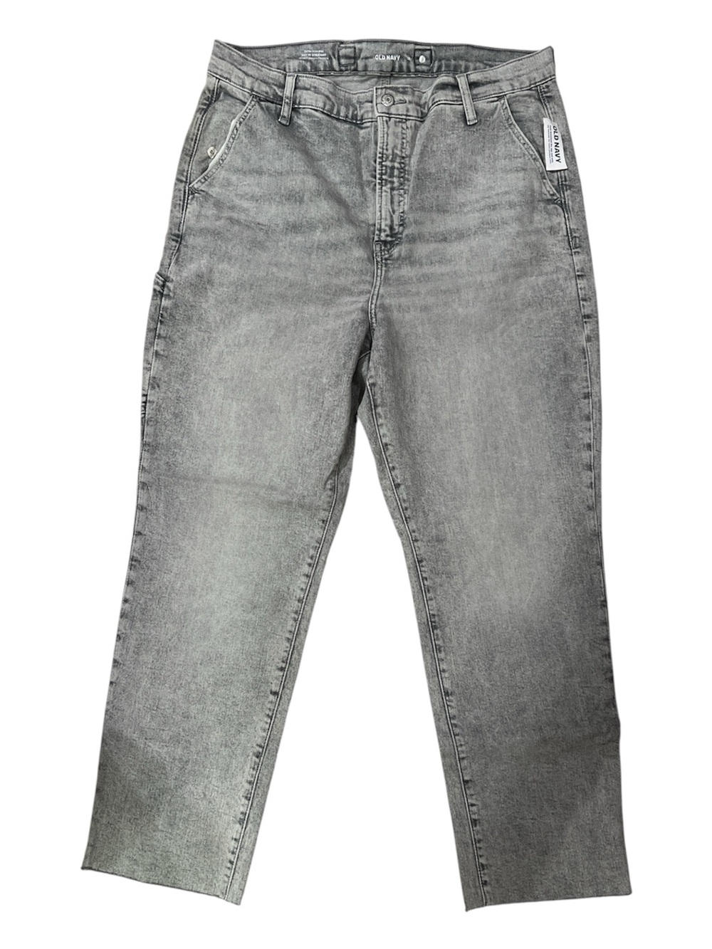 Old Navy Women’s Sky-HiGray Straight Ankle Leg Jeans 16